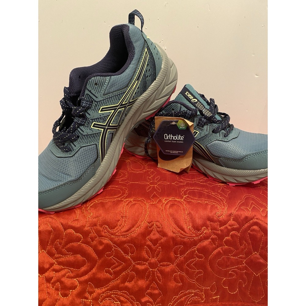 Asics Gel-Venture Blue On Blue Ortholite. Womens 8.5 Athletic Walk/run Comfort